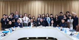 Group pictures featuring 18 advisory board members from government sector, NGOs, OPDs, and private entities.