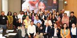 Photo 1: The group picture with the participants of the Inception Workshop Community-Based Rehabilitation/ Community-Based Inclusive Development (CBR/ CBID) Centres of Excellence (CoE).