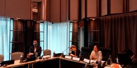 Director-General of the Department of ASEAN Affairs, Ms. Usana Berananda, and Representative of Thailand to the AICHR, Dr. Amara Pongsapich, chaired the meeting