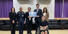 APCD ขอขอบพระคุณสมาคม วปอ. และนักศึกษา วปอ. รุ่นที่ 67 สำหรับการบริจาคเงิน