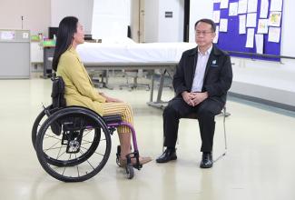 On 6 July 2022, The  Pen Gun Eang TV program  visited APCD to film “APCD 60+ Plus Vocational skills Training  for persons with disabilities of the year 2022” and promote the new APCD Disability-Inclusive Business project, the APCD 60+ Plus Kitchen by CP