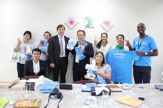 Mr Dmitry Frischin, UNV Deputy Regional Manager for Asia and the Pacific and his team visited APCD