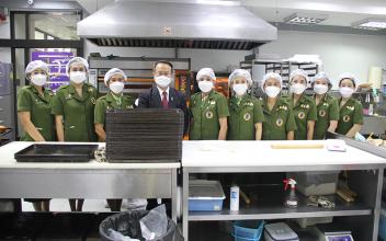 The President of the Royal Thai Army Wives Association, Signal Department Royal Thai Army led her team to visit APCD On 25 August 2022