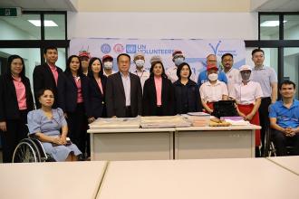 APCD joined the cerebration of International Volunteer Day 2023 organized by the United Nations Volunteers Programme Regional Office for Asia and the Pacific (UNV), on 17 November 2023 at APCD Training Center