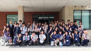 Japanese High School students and JICA Thailand office staff visited APCD on August 8th, 2023, Bangkok, Thailand