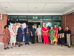 The group photo of Pacific Island Countries Delegation