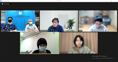 The JICA Thailand Office and the University of Tsukuba had a brainstorming session with APCD on social inclusion of persons with disabilities through adapted sports on 28 April 2022.