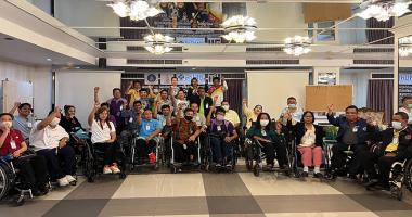 APCD Organizes Disability Equality Training (DET) for young Thai leaders with disabilities and their personal assistants (PA) from Thailand Council for Independent Living (TIL) on May 18, 2023, Nonthaburi, Thailand