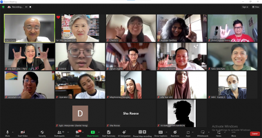 A group screenshot of completed course participants and tutors from Asia and Pacific region and beyond.