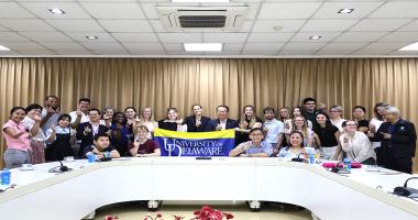 Group photo of students, lecturers and APCD staff.