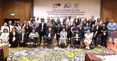 Picture 1: Participants, resource persons, diplomatic representatives, and organizers gathered for the official group photo at the opening of TCTP 2026 DIEB at Centara Life Government Complex Hotel & Convention Centre Chaeng Watthana, Bangkok.
