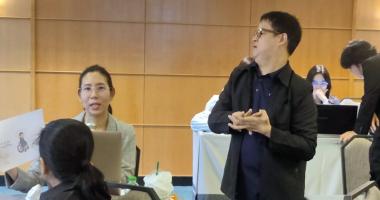 Mr. Watcharapol Chuengcharoen, facilitated the first half of DET course.