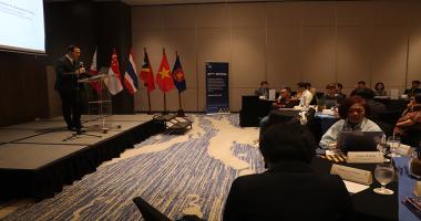 Picture 1: H.E. Bhanubjatra Jittiang, Thailand representative to ASEAN Intergovernmental Commission on Human Rights (AICHR) Thailand delivered welcome remarks.