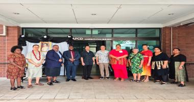 The group photo of Pacific Island Countries Delegation