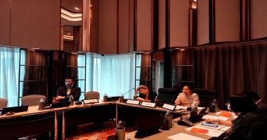 Director-General of the Department of ASEAN Affairs, Ms. Usana Berananda, and Representative of Thailand to the AICHR, Dr. Amara Pongsapich, chaired the meeting